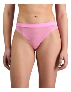 Lightweight High Cut Brief in Bubblegum Pink