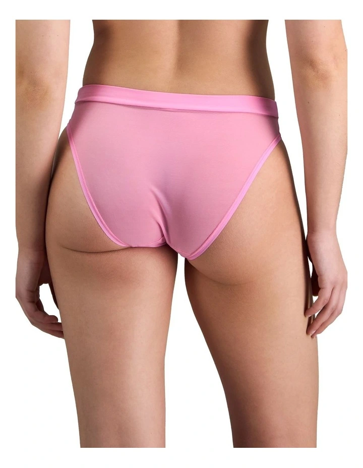 Lightweight High Cut Brief in Bubblegum Pink image 2
