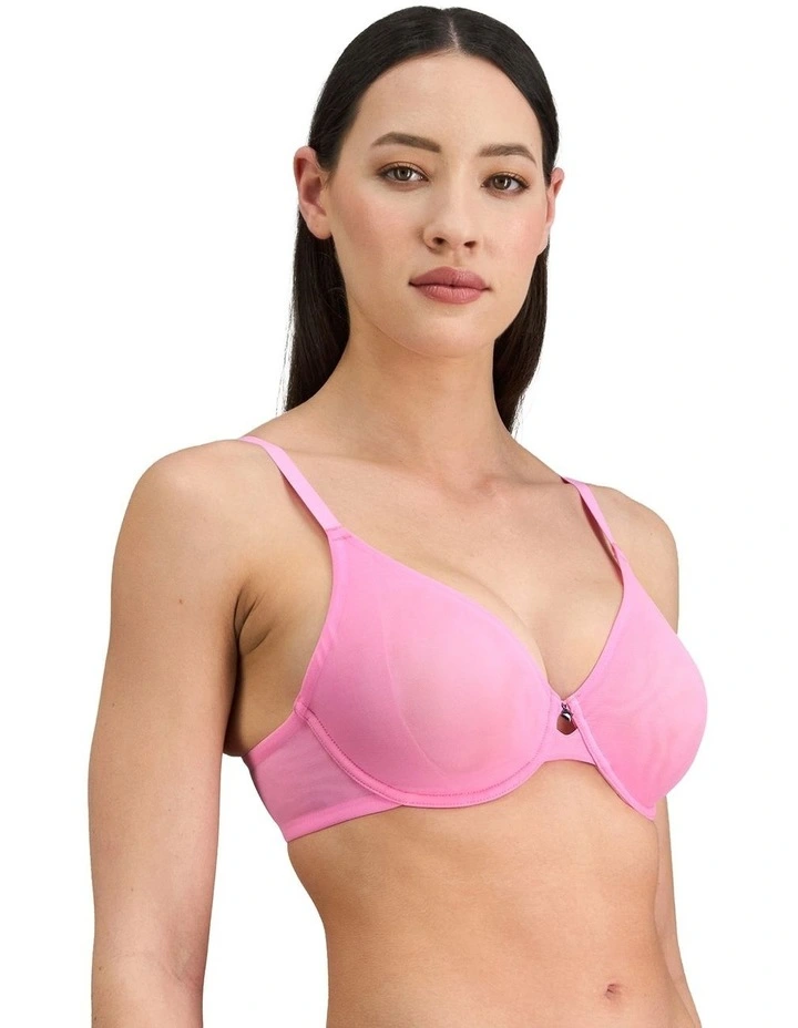Lightweight Underwire Bra in Bubblegum Pink image 3