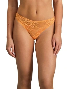 My Fit Underlayer Thong in Tangerine