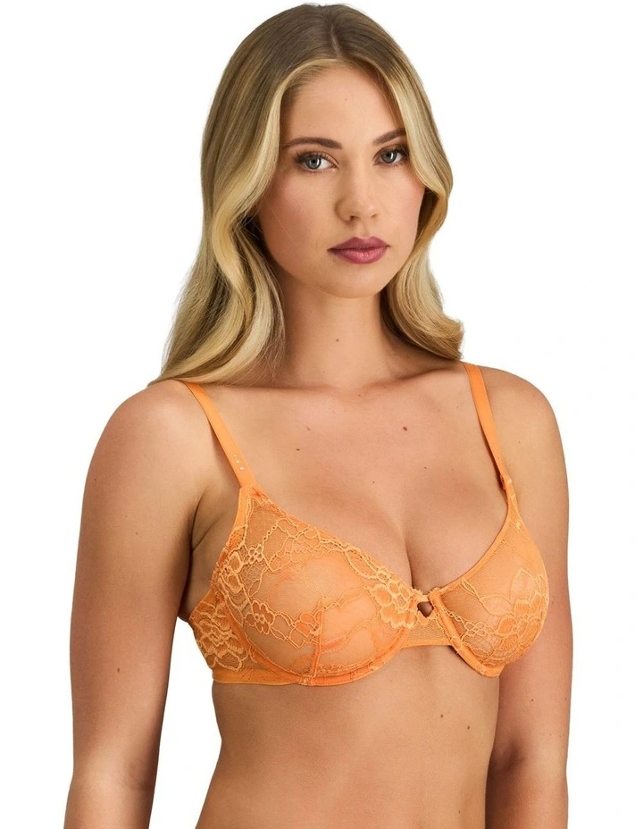 My Fit Underlayer Underwire Bra in Tangerine image 3