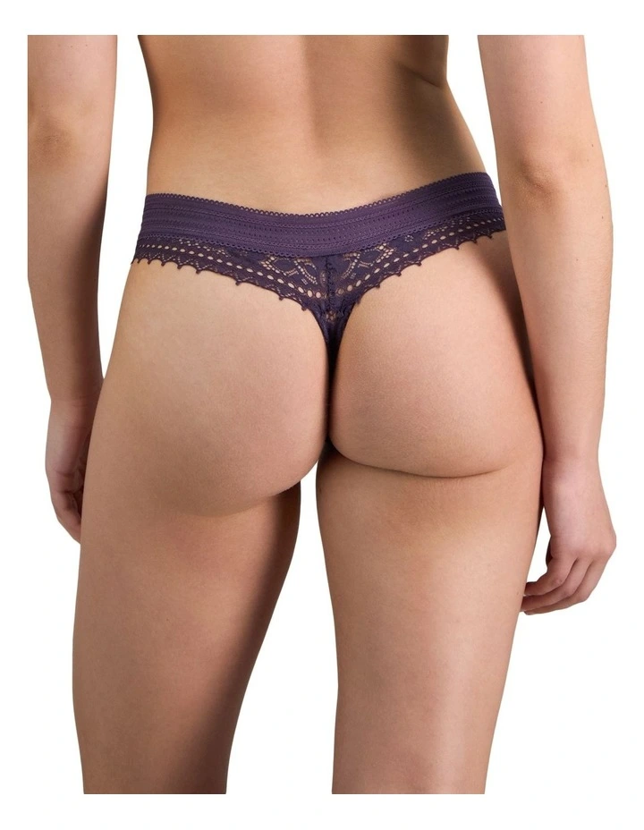 Jessie Thong in Purple Velvet image 2