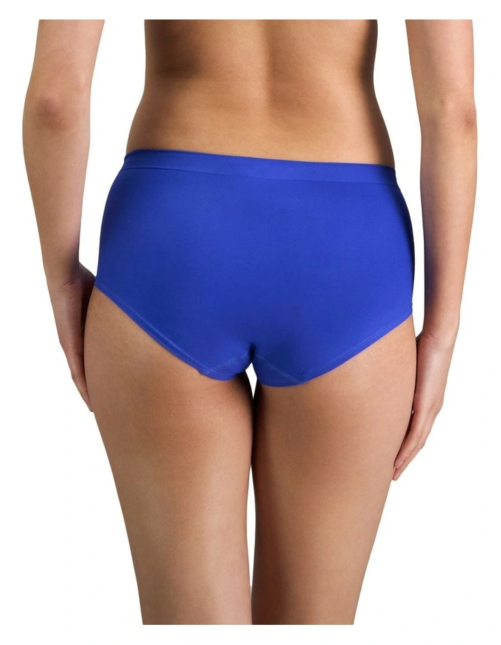 Seamless Soft Full Brief in Dazzling Blue image 2