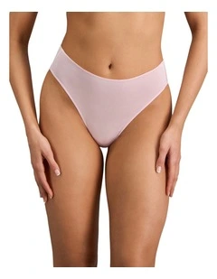 Au Naturel High Cut Brief in Pale Lilac