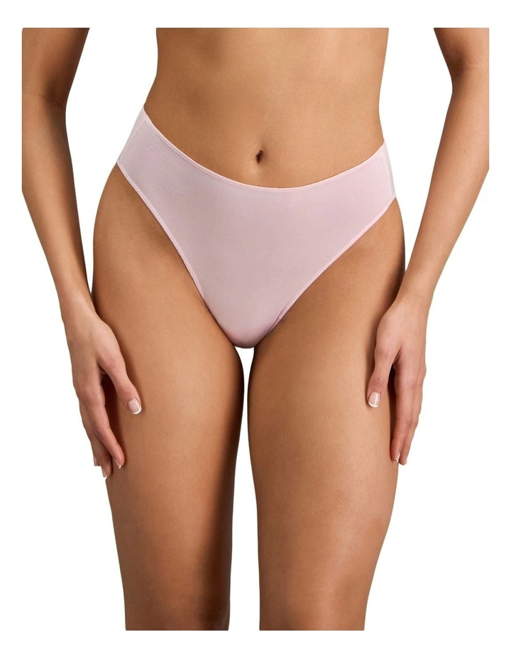 Au Naturel High Cut Brief in Pale Lilac image 1
