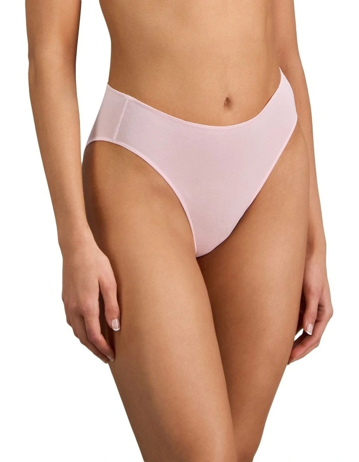 Au Naturel High Cut Brief in Pale Lilac image 4