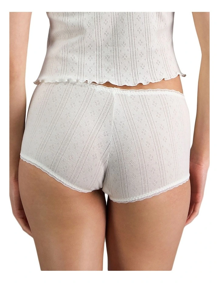 Body Cocoon Boyshort in White image 2