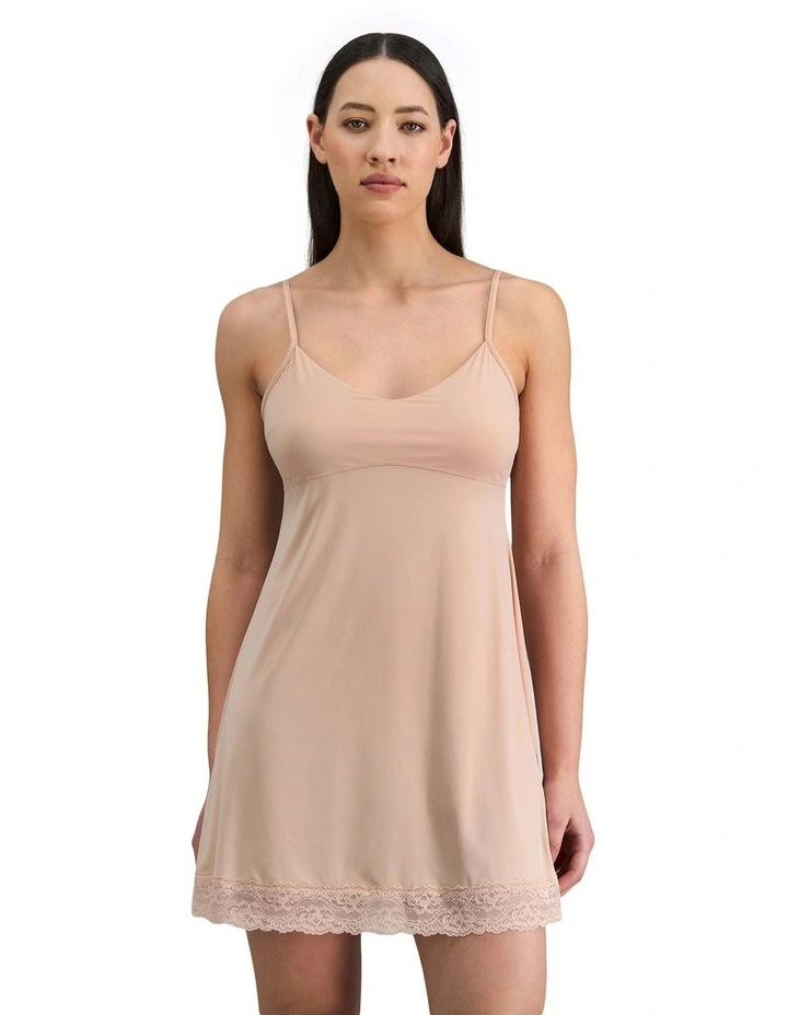 Understatement Full Length Slip in Latte image 1