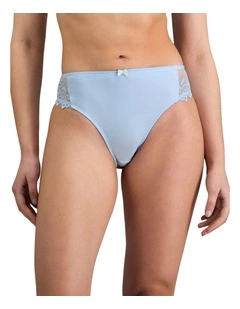 Coral High Cut Brief in Skyway
