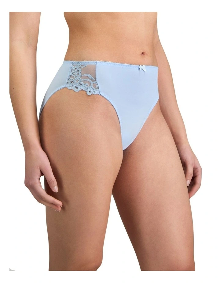 Coral High Cut Brief in Skyway image 3