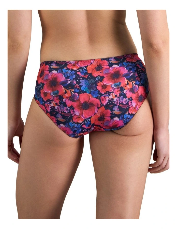 Wild Violet Full Brief in Jazzy Floral Print image 2
