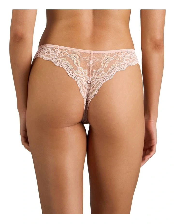 My Fit Lace Thong in Evening Sand image 2