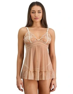 Flirt In Paradise Babydoll in Sugar