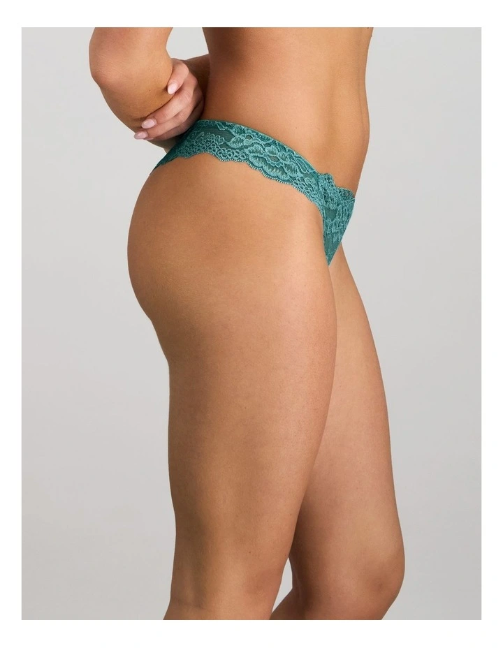 My Fit Lace Thong in Mediterranea image 3