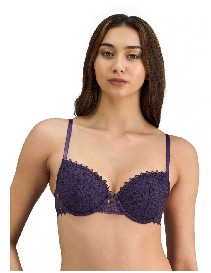 Jessie Contour Bra in Purple Velvet image 1