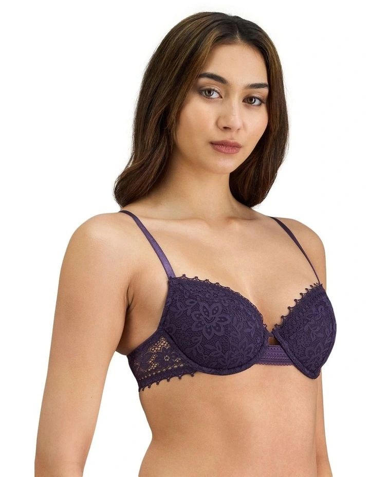 Jessie Contour Bra in Purple Velvet image 3