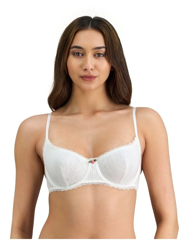 Body Cocoon Underwire Bra in White image 1
