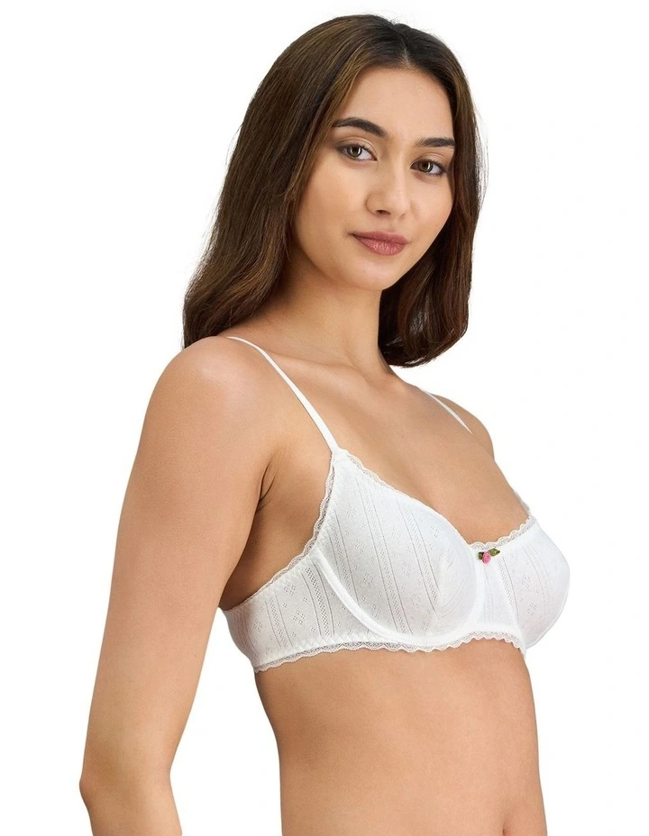 Body Cocoon Underwire Bra in White image 3