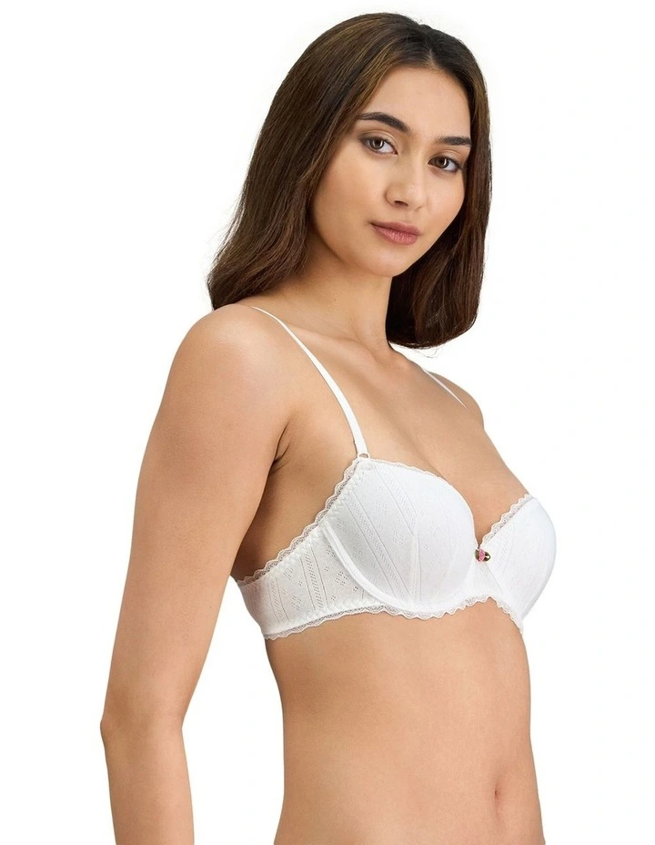 Body Cocoon Contour Bra in White image 3