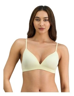 Simply Seamless Wirefree Bra in Transparent Yellow
