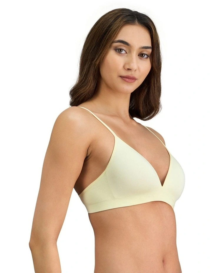 Simply Seamless Wirefree Bra in Transparent Yellow image 4