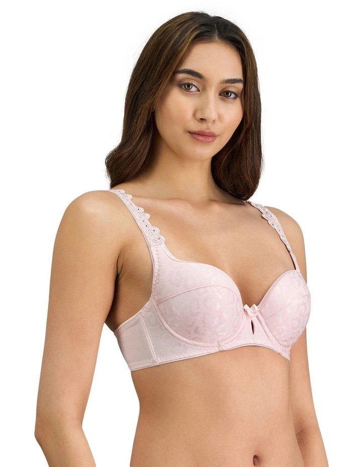 Damask Contour Bra in Pale Lilac image 3