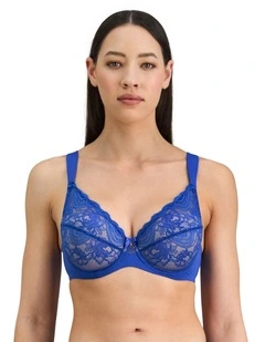 Intrigue Contour Bra in Dazzling Blue