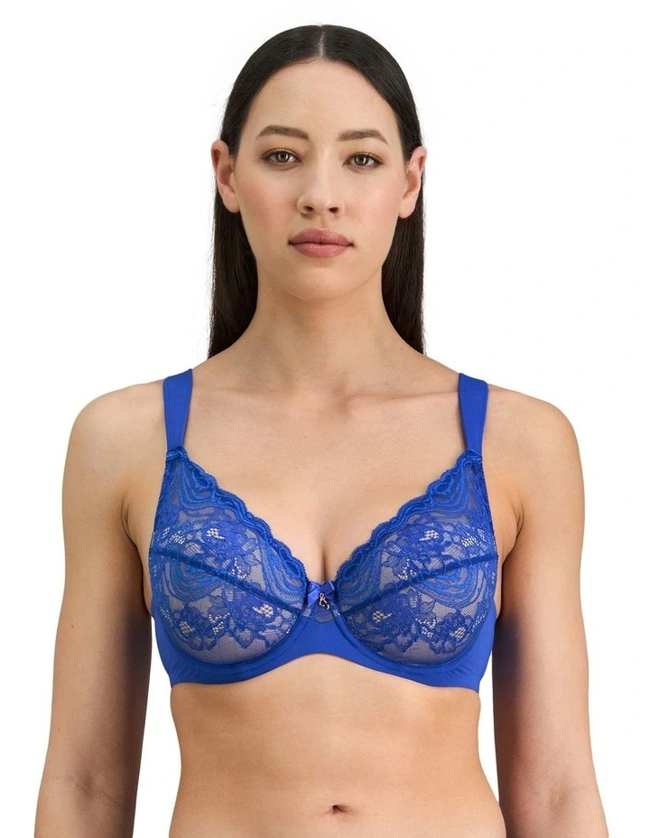 Intrigue Contour Bra in Dazzling Blue image 1
