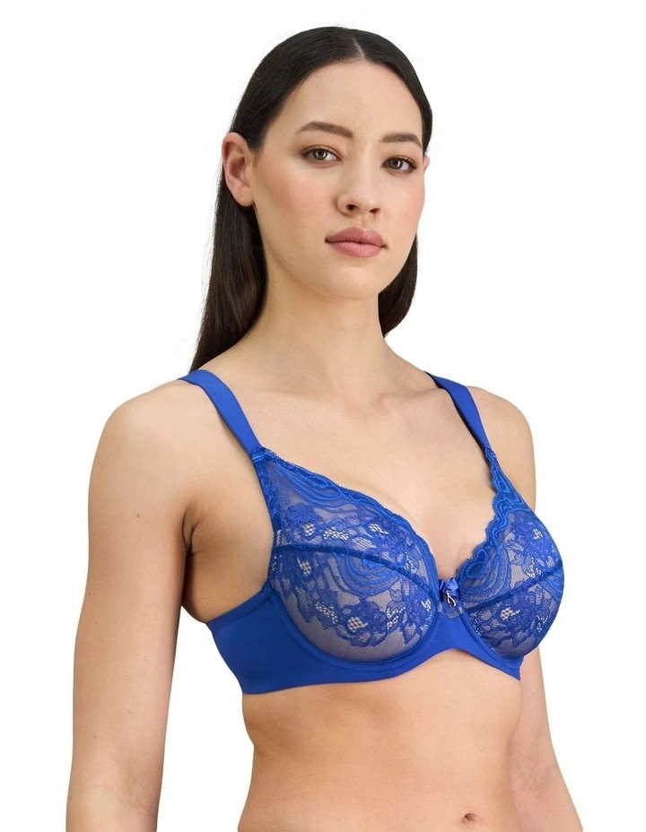 Intrigue Contour Bra in Dazzling Blue image 3