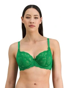 Juniper Underwire Bra in Paradise Green