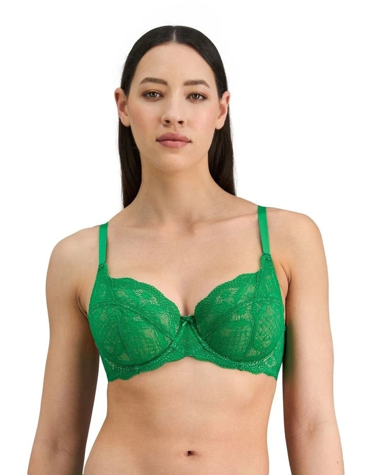 Juniper Underwire Bra in Paradise Green image 1