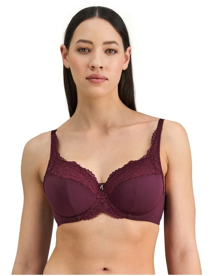 Laurel Underwire Bra in Fig image 1