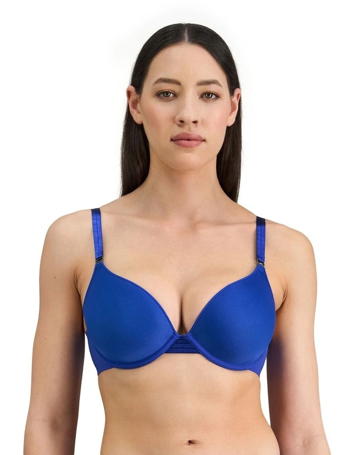 Plunge Perfect Contour Bra in Dazzling Blue image 1