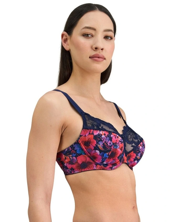 Wild Violet Underwire Bra in Jazzy Floral Print image 3