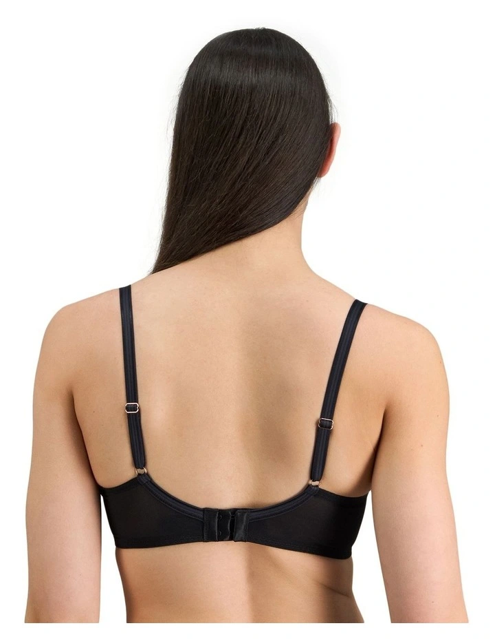 Sheer Essence Underwire Bra in Black image 2
