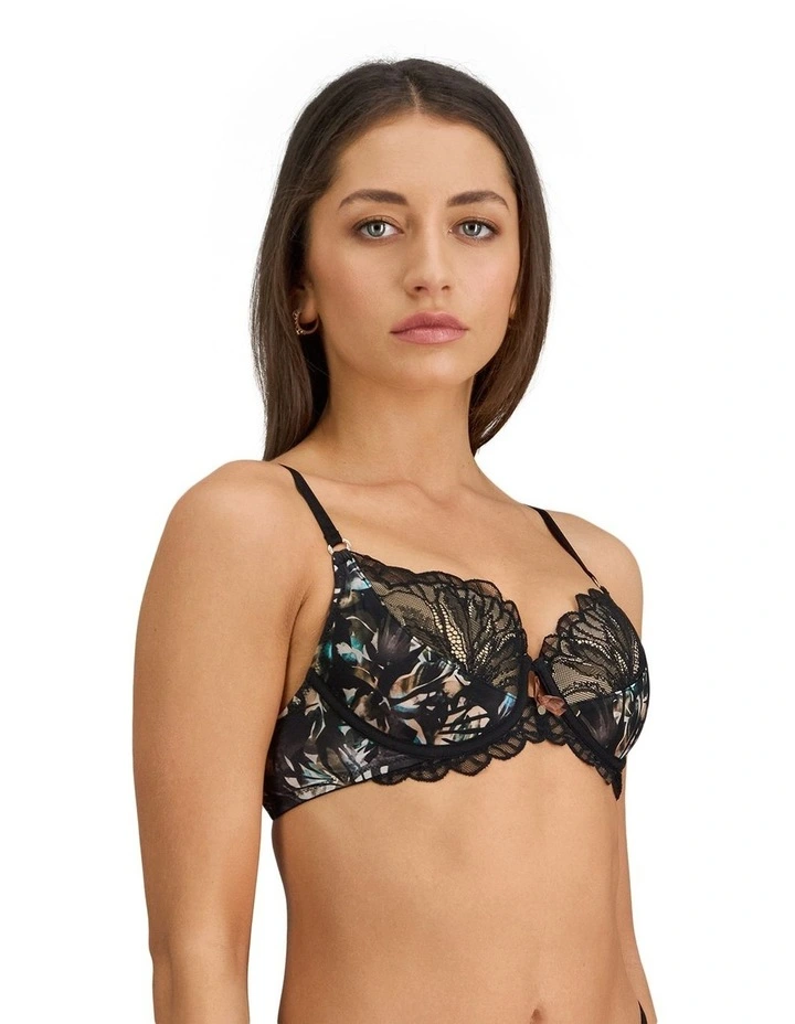 Lost Paradise Contour Bra in Black Print image 3