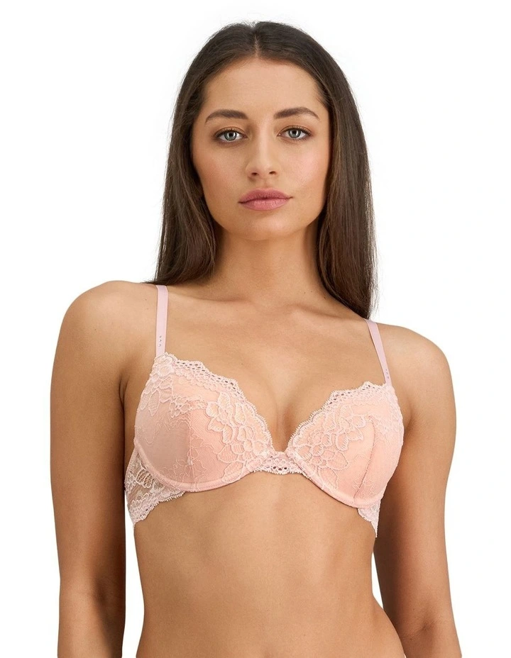 My Fit Lace Push Up Bra in Evening Sand image 1