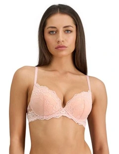 My Fit Lace Push Up Bra in Evening Sand