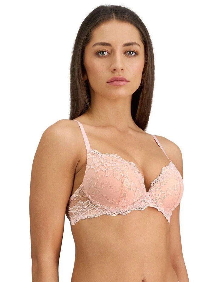 My Fit Lace Push Up Bra in Evening Sand image 4
