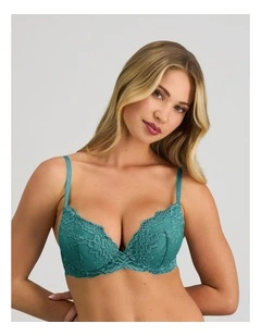 My Fit Lace Push Up Bra in Mediterranea