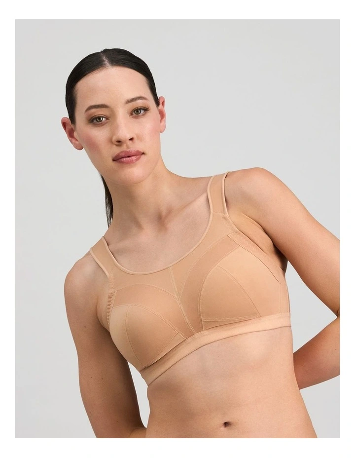 Stamina Wirefree Bra in Latte image 4