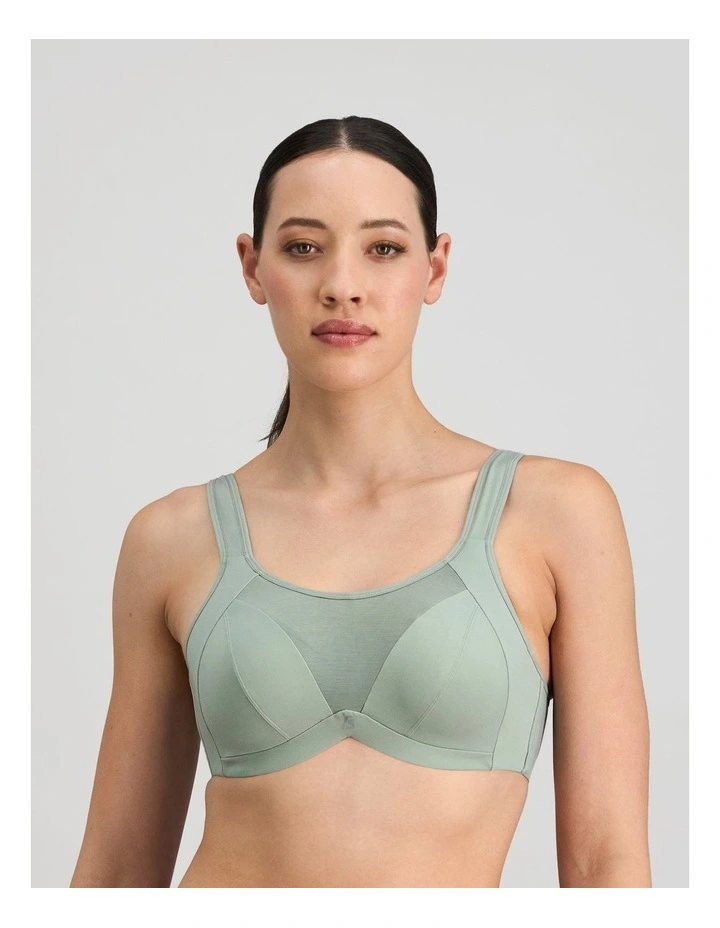 Power Underwire Bra in Iceberg Green image 1