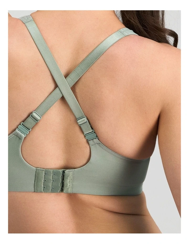 Power Underwire Bra in Iceberg Green image 6
