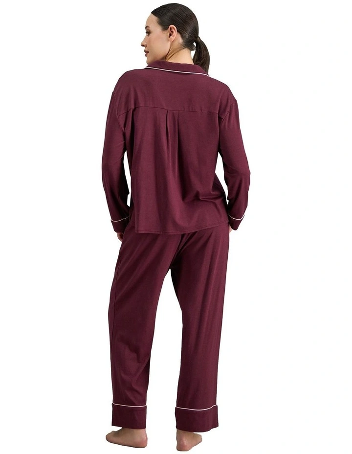 Dolce Long PJ Set in Fig image 3