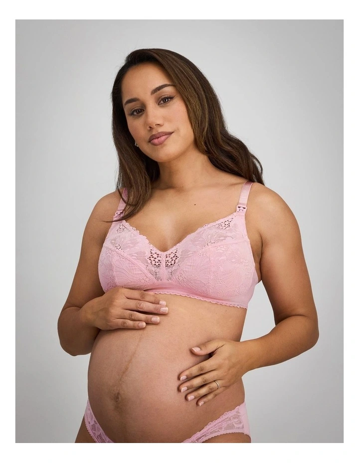 Bendon Nurture Maternity Bra in Icy Pink image 1