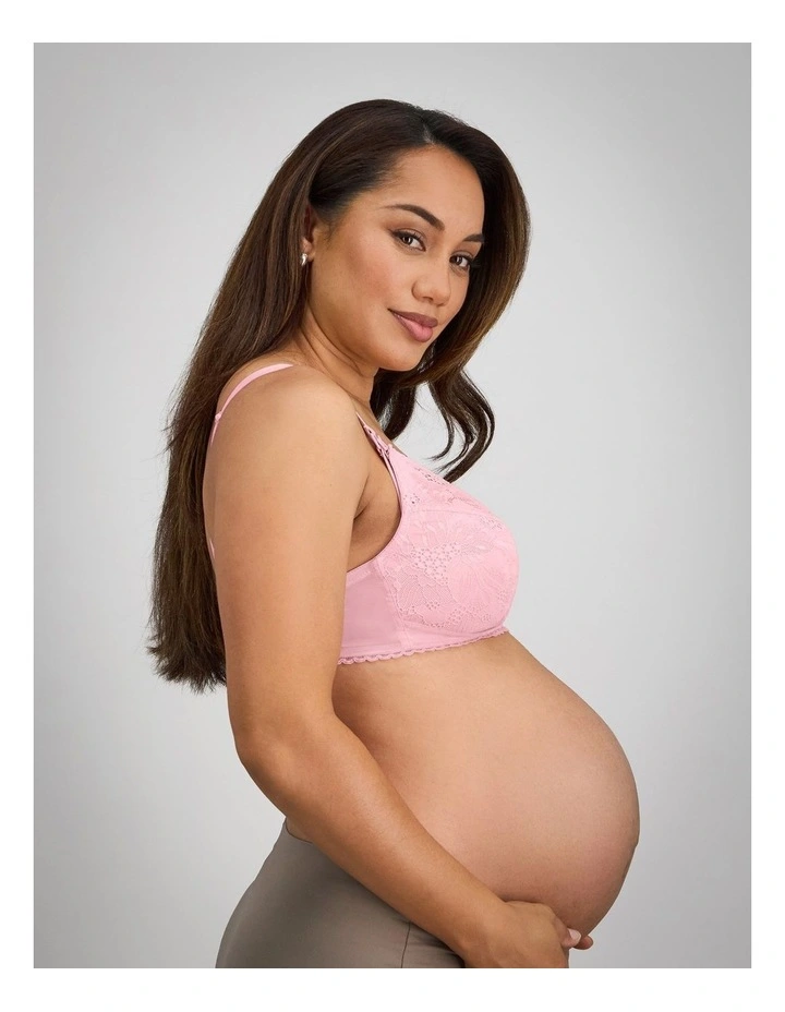 Bendon Nurture Maternity Bra in Icy Pink image 3