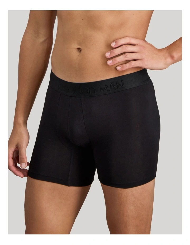 Bamboo Mens Trunk in Black image 4