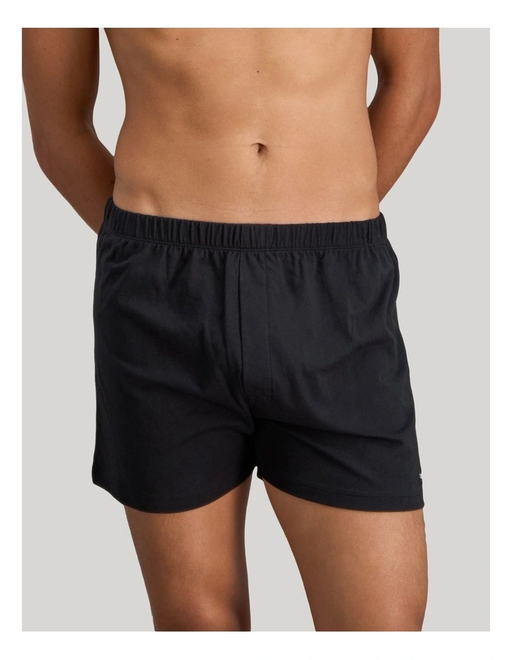 Cotton Basics Mens Trunk in Black image 3