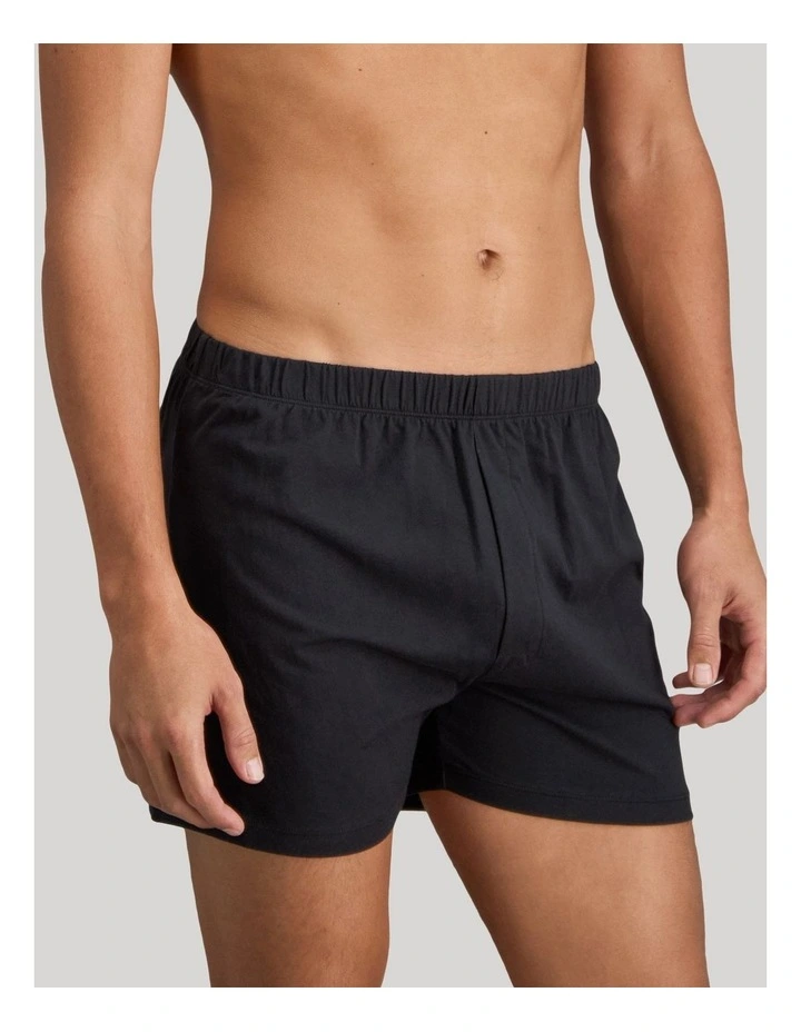 Cotton Basics Mens Trunk in Black image 4