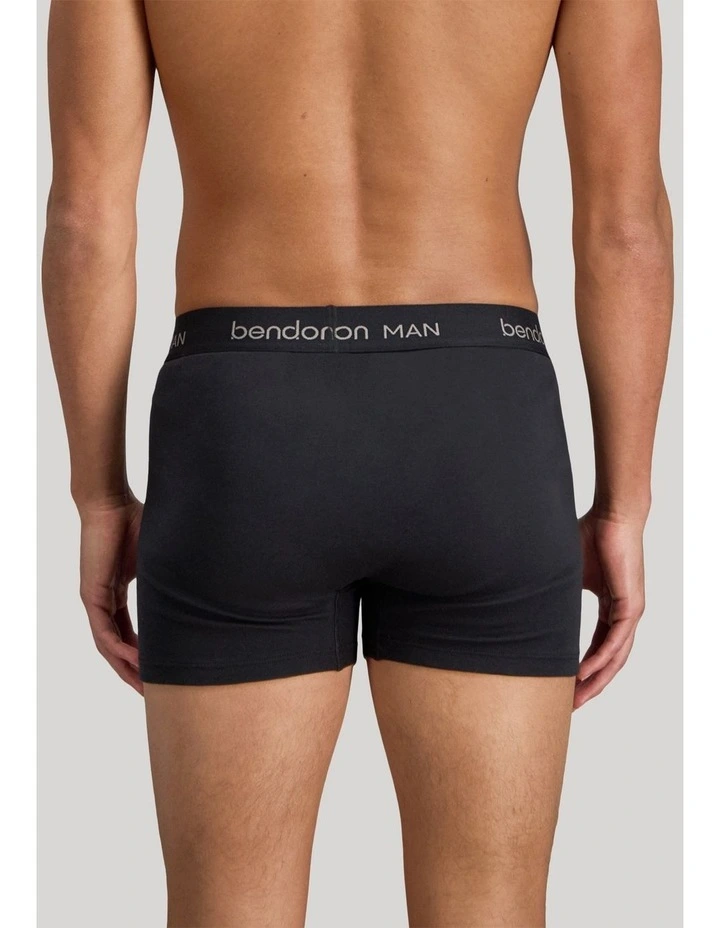 Cotton Classics Mens Trunk in Black image 2